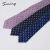 Import Hand made fast delivery thin fashion customized purple polka dot tie for men cravate homme from China
