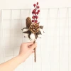 Hanging Garland Naturally Dried Cotton Stems Farmhouse Artificial Flower Filler Floral Decor Simulated Cotton Stem Hot New