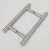 Import HB004 Stainless steel  hollow tube back to back glass pull door handle from China