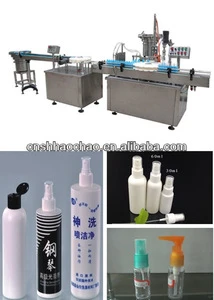 HCPGX-50 2014 most popular spray filling production line.shanghai factory outlet spray filling line. Automatic spray filling lin