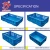 Import HDPE Heavy Duty Industry pallet box storage container foldable box folding collapsible turnover box plastic crate with lid from China