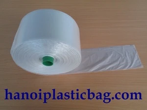 HDPE/LDPE TRANSPARENT STAR SEALED ROLL BAG PAPER/PLASTIC CORE