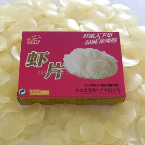 Healthy and crispy snack food white prawn crackers