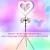 Import Heart shape Beauty 20 inch Tiktok Photographic RGB Selfie Led Ring Light With Tripod Stand For Live Stream Makeup Youtube Video from China