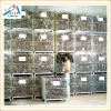 Heavy duty galvanized collapsible Stacking and folding cargo storage cage