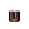 High End Attractive Custom Printing Amber Plastic Jar/Container with lid