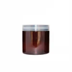 High End Attractive Custom Printing Amber Plastic Jar/Container with lid
