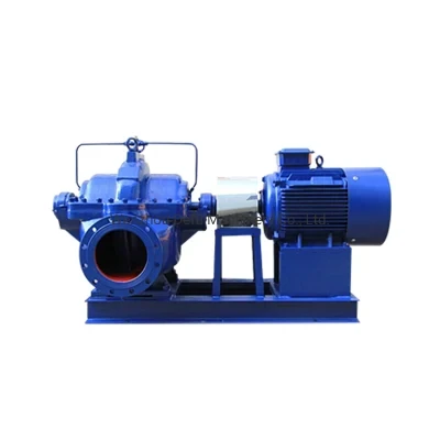 High Flow Centrifugal Split Case Water Pump with Electric Motor