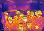 High performance CMOS cctv camera thermal for body temperature