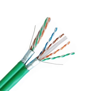 High Performance Communication Cable ROHS CE CPR Certificated FTP Cat6 Cable