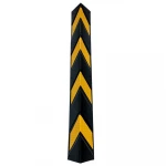 High quality 1m round reflective wall protector rubber anti-collision corner protection