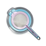 High Quality 3pcs Kichen Accessories Flour Stainless Steel Wire Mesh Strainer Colander Sieve Strainers