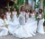 Import High Quality African Wedding Dress  Plus Size Mermaid Beaded Satin Bridal Gown from China