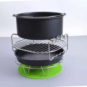 High Quality Air Fryer Accessories 6inch 7inch 8Inch 5 pieces Bakeware Set of 6 For Air Fryer 3.7 4.2 5.3 5.8QT