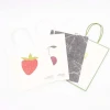high quality Bags Handle Custom Take Away Food Shopping Disposable Brown Kraft Paper Bag