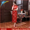 High Quality Chinese Traditional Long Cheongsam Dress woman plus size 6XL clothing