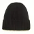 Import High quality custom winter warm 50%wool and acrylic beanie hat wool felt folded beanie rib stripped winter hats from China