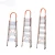 High quality D-type stainless steel ladder multi-function portable household 4 step- 6 step ladder