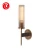 Import High Quality Decoration Indoor Vintage Fancy Copper Glass Tube Wall Lamp from China