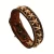 Import High quality Europe classic style Genuine leather bracelet with stainless steel accessories from China