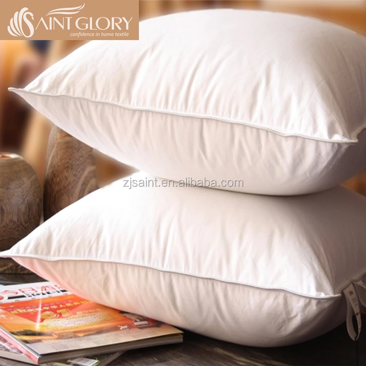 High quality filled Hotel gooseduck feather down cushion  5% goose down cushion inner