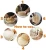 Import High quality Linen Cover Natural Banneton Rattan Round 9 inch bread proofing basket with accessories from China