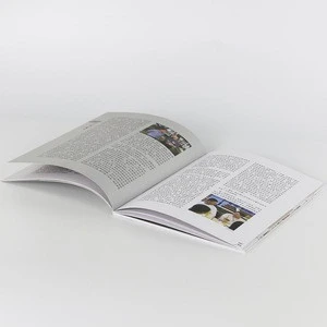 High Quality Logo Printing Full color Booklet Magazine and Catalogue for promotion advertising