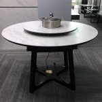 high quality marble design rock tile factory customized dining table top