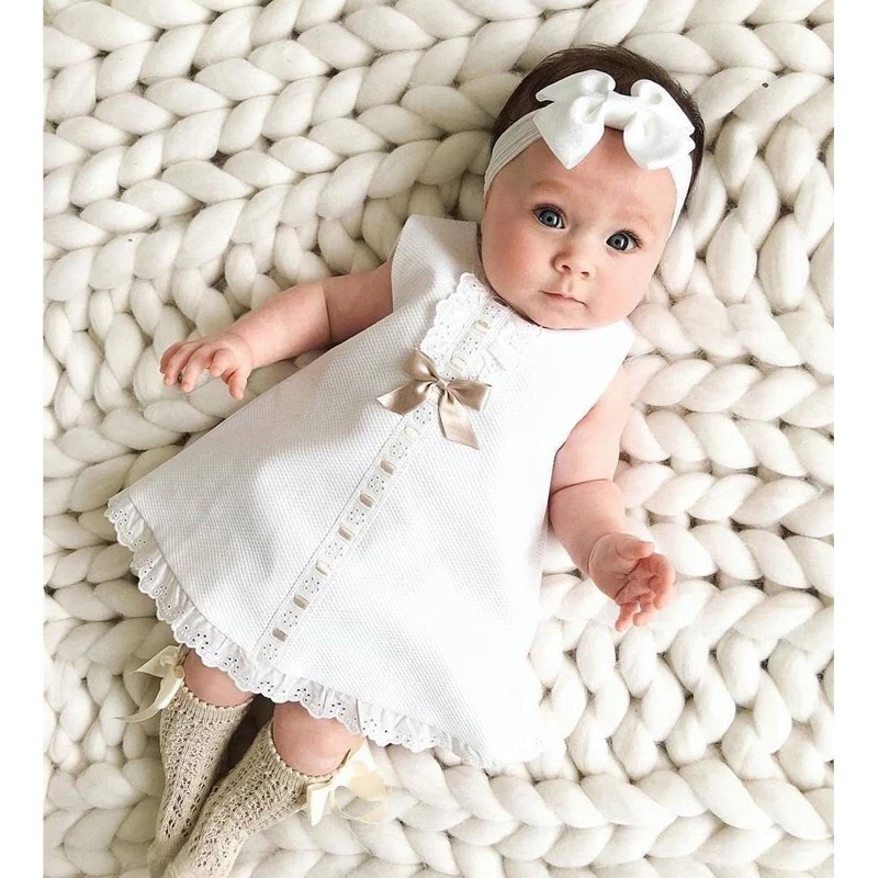 high quality new born 12 month -4 years  little baby girl dress 2 piece