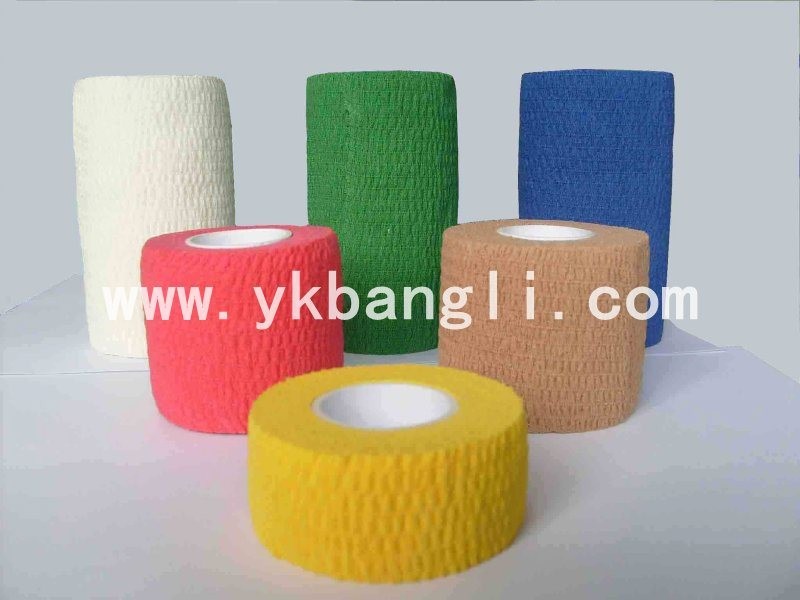 High Quality Non-Woven Cohesive Elastic Sports Self Adhesive Bandage