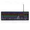 High quality portable ergonomic design Wired LED Backlit Multimedia 104 key teclado mecanico gamer keyboards