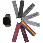 High Quality Quick Release Canvas Watch Band Strap For Versa3 With Stitching Holes