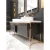 Import high quality stainless steel bathroom vanity 1200 european bathroom vanity for modern bathrooms from China