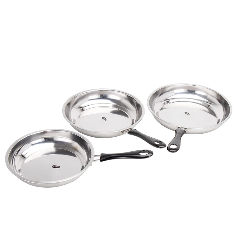 High Quality Stainless Steel Frying Pan Woks cheap skillet