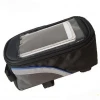 High quality waterproof bike bag top tube bicycle bag with clear window for mobile