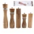 Import High quality wood grinder 8 6 inch adjustable acacia wooden ceramic core spice manual mills salt and pepper mill set from China