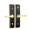 High Security Intelligent Device Biometric Magnetic Bolt Home With Keys Digital Code Door Smart Lock