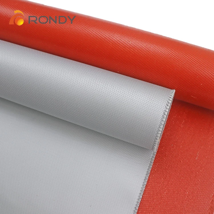 high temperature resistance fire proof thermal insulation silicone coated fiberglass fabric cloth