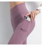High Waist Sport leggings for women with Pockets for Women Running Cycling Workout