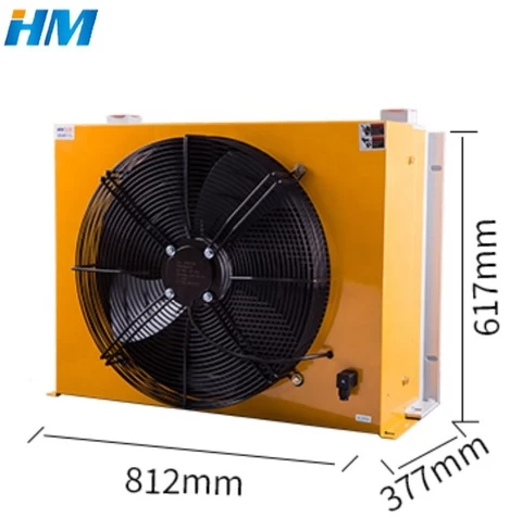 HM heavy duty truck hydraulic oil cooler with fan hydraulic oil cooling