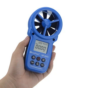 HoldPeak HP-866A Measurement Wind Device air velocity meter digital Digital Anemometer with USB Wind Speed