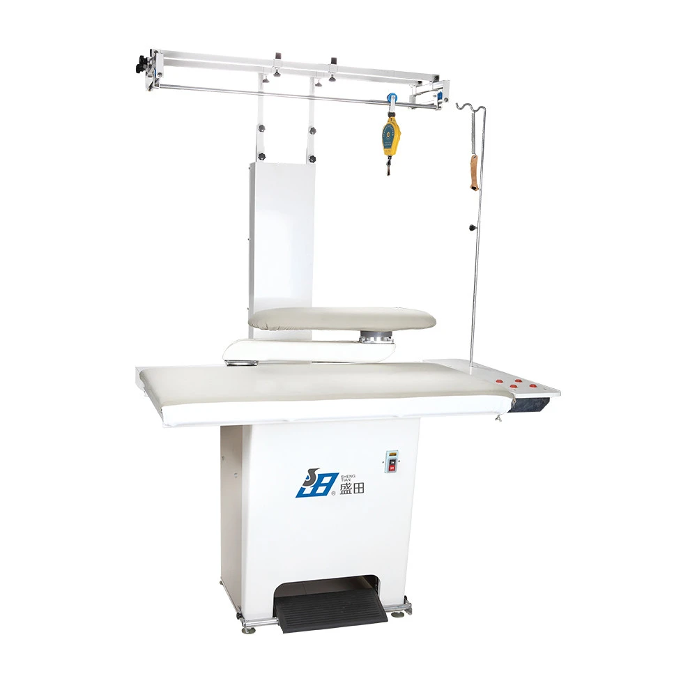 holey sponge garment vacuum ironing table suitable for various kind of garment and washing industry Clothes ironing machine