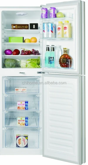 home appliance 227L double door refrigerator for home kitchen appliance