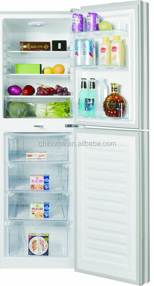 home appliance 227L double door refrigerator for home kitchen appliance