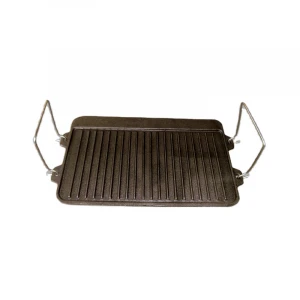 Home Garden Outdoor Portable BBQ Cast Iron Induction Griddle Plate