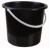 Import Home Supplies Wholesale 10Ltr Black Durable Cheap Plastic Water Bucket from China
