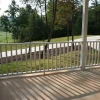 horizontal wrought iron top selling new design outdoor galvanized steel metal outdoor railing for steps atlantis rail