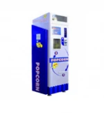 Hot air popcorn vending machine