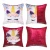 Import Hot Custom Popular multi color contracted Creative DIY Reversible Sequin Sofa Pillow Cushion Cover from China