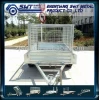 Hot Gal 6x4 Single Axle Cage Trailer of Tilting Type